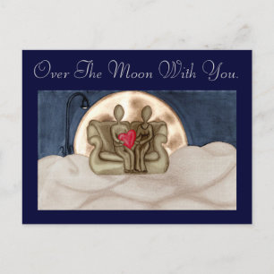 Postal Sobre la luna