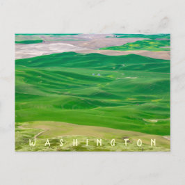 Postal Sobre la pijeta verde de Steptoe Butte