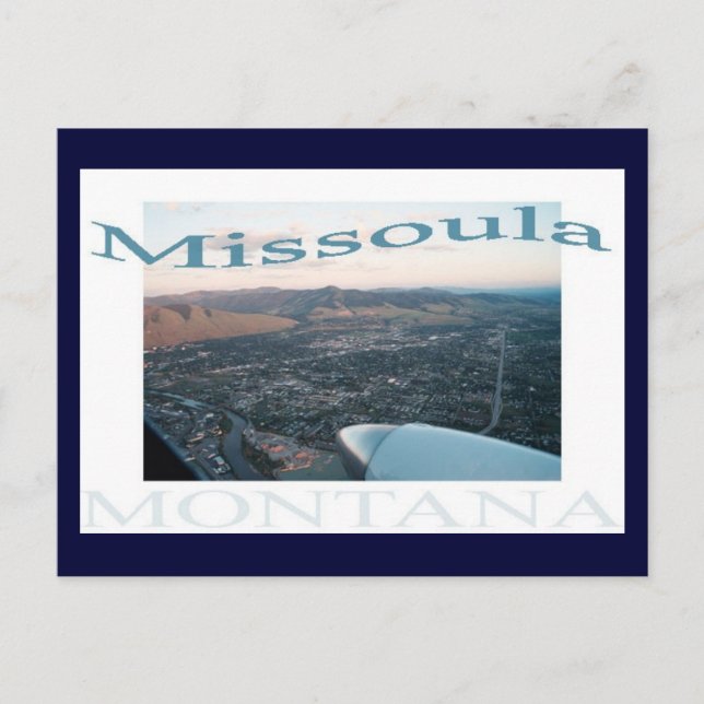 Postal Sobre Missoula, Montana (Anverso)