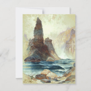 Postal Sobre Tower Falls, Moran, 1872