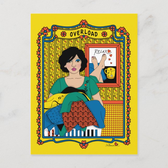 POSTAL SOBRECARGA_B_ POSTCARD (Anverso)