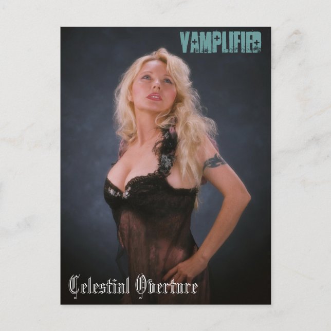 Postal Sobretura celeste vamplificada (Anverso)