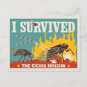 Postal Sobreviví a la invasión de Cicada