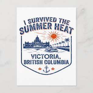 Postal Sobreviví al calor del verano Victoria BC