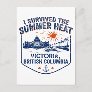 Postal Sobreviví al calor del verano Victoria BC