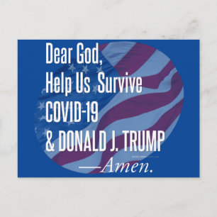 Postal Sobreviviendo a Covid-19 y Donald Trump