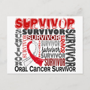 Postal Sobreviviente 10 Cáncer Oral
