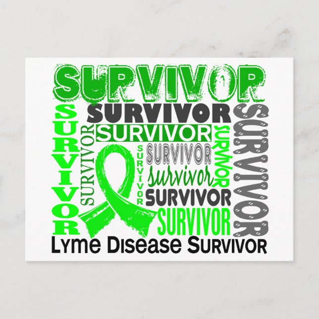 Postal Sobreviviente 10 Enfermedad de Lyme (Anverso)