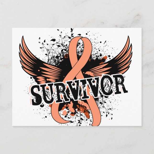 Postal Sobreviviente 16 Cáncer de útero (Anverso)