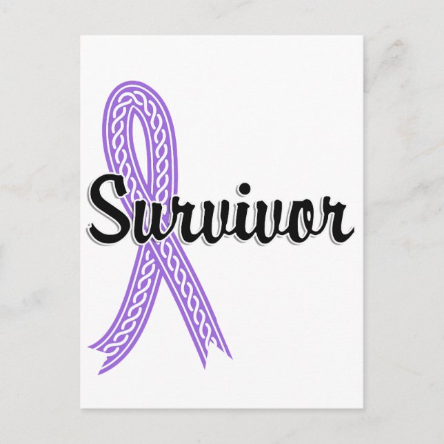 Postal Sobreviviente 17 Linfoma (Hodgkin) (Anverso)