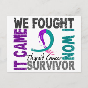 Postal Sobreviviente 5 Cáncer tiroideo
