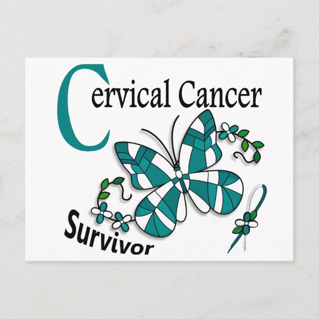 Postal Sobreviviente 6 Cáncer cervical (Anverso)