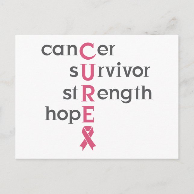 Postal Sobreviviente de cáncer (Anverso)