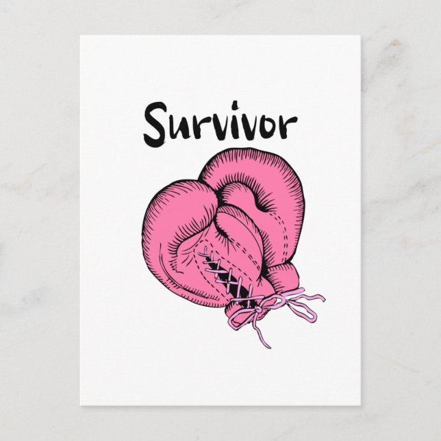 Postal sobreviviente de cáncer de mama (Anverso)