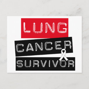 Postal Sobreviviente de cáncer de pulmón