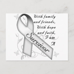 Postal Sobreviviente de cáncer de pulmón