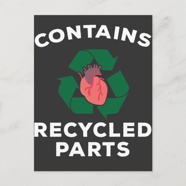 Postal Sobreviviente de cirugía cardíaca sobrepasa la rec (Anverso)