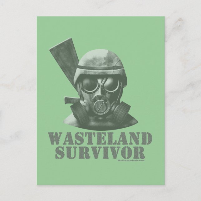 Postal Sobreviviente de Wasteland (Anverso)