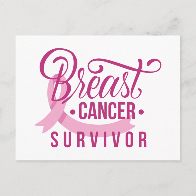 Postal Sobreviviente del cáncer de mama (Anverso)