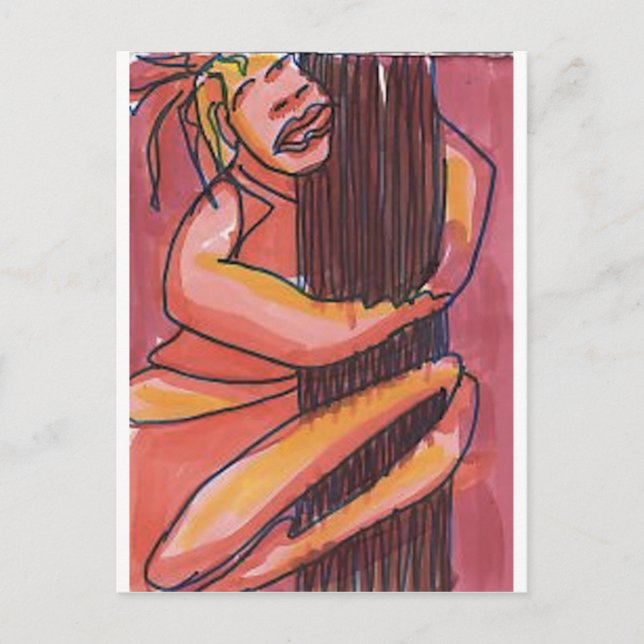 Postal Sobreviviente para la vida querida (Anverso)