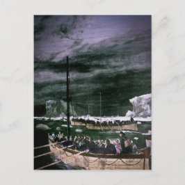 Postal Sobrevivientes del RMS Titanic en la cosecha de bo