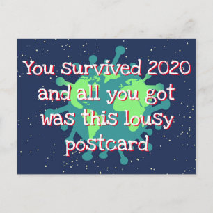 Postal Sobreviviste al año nuevo 2020