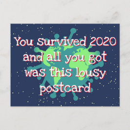 Postal Sobreviviste al año nuevo 2020