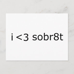 Postal Sobriedad del corazón