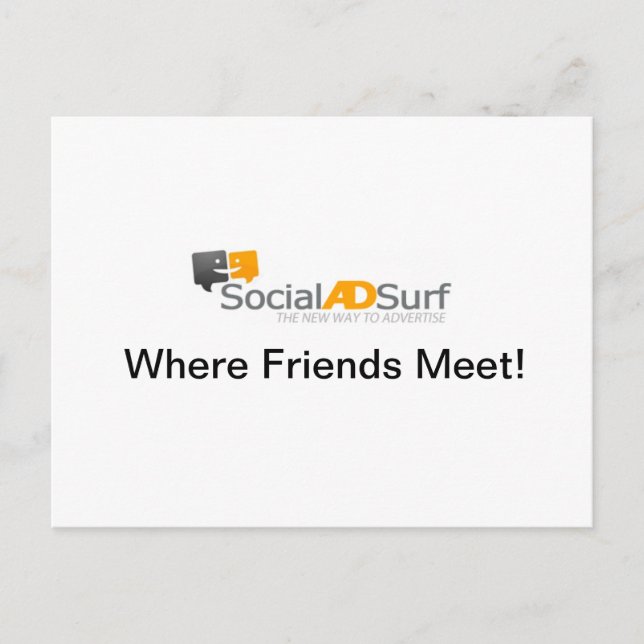 Postal Socialadsurf Post Card! (Anverso)