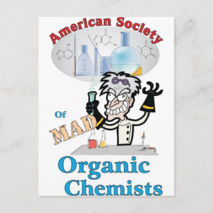 Postal Sociedad Americana de Químicos Orgánicos Mad