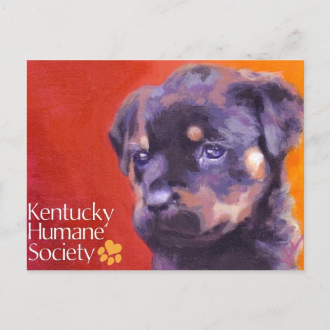 Postal Sociedad Humana de Kentucky (Anverso)