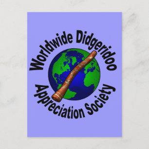 Postal Sociedad Mundial de Apreciación Didgeridoo