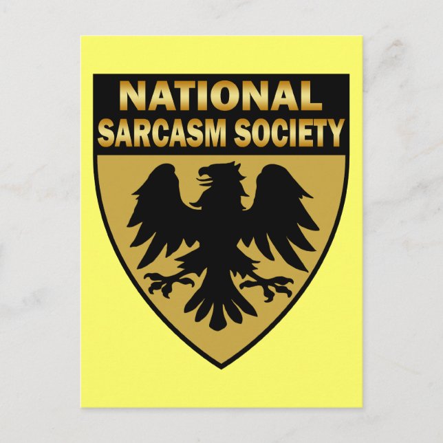 POSTAL SOCIEDAD NACIONAL DE SARCASMO (Anverso)