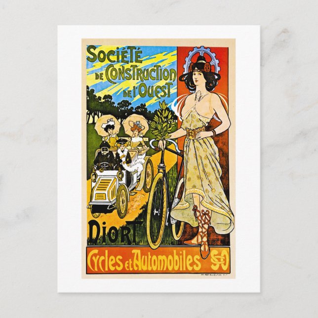 Postal Societe' de Construction De l' Ouest - Distorsión (Anverso)