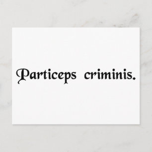 Postal Socio en la delincuencia.