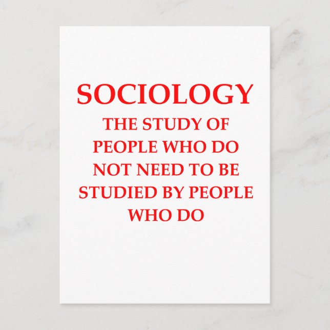 Postal sociología (Anverso)