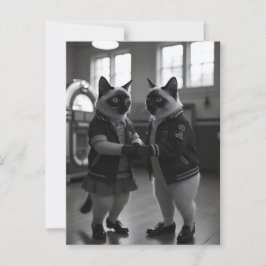 Postal Sock Hop Kitties
