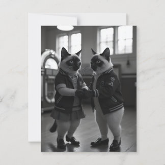 Postal Sock Hop Kitties