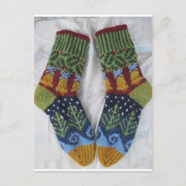 Postal Socks navidades (Anverso)