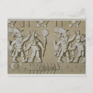 Postal Socorro a los antiguos guerreros aztecas, de The S