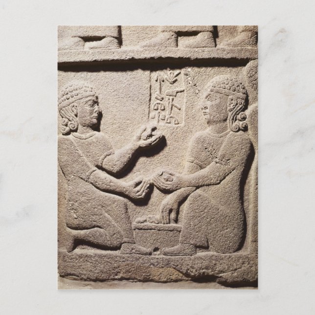 Postal Socorro representando al hijo del Rey Araras (Anverso)