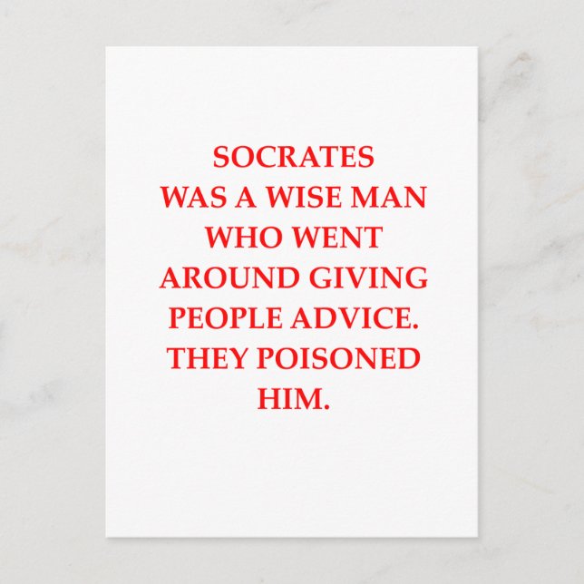 Postal socrates (Anverso)