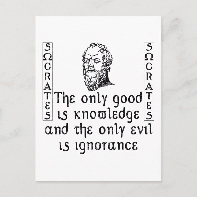 Postal Socrates (Anverso)