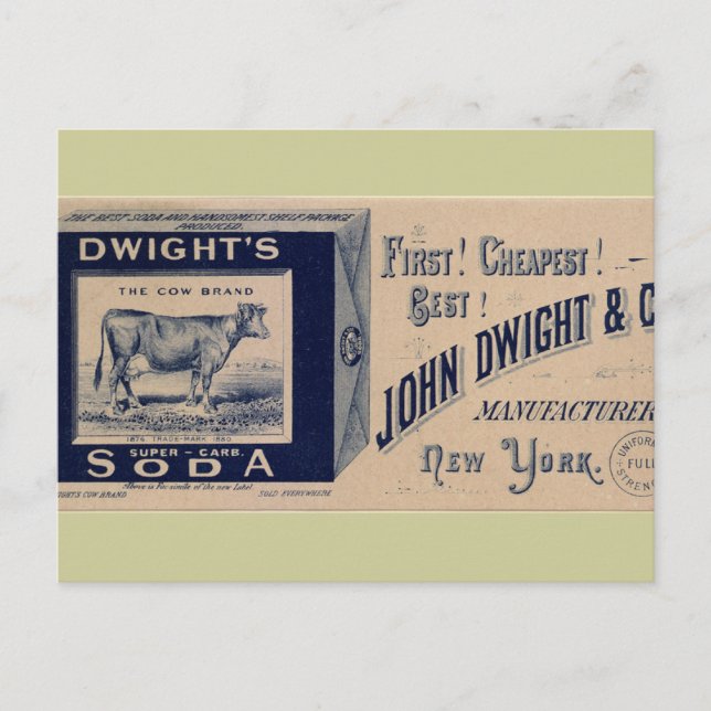 Postal Soda-1879 de Dwight (Anverso)