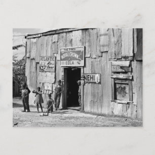 Postal Soda Shack, años 40