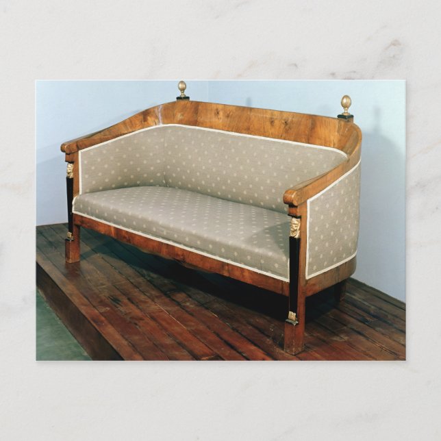 Postal Sofa, estilo Biedermeier, c.1820 (Anverso)