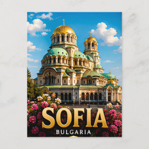 Postal Sofia Bulgaria Capital Balcánico Descubrimiento 📍
