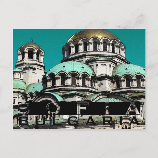 Postal Sofia Bulgaria Souvenir (Anverso)