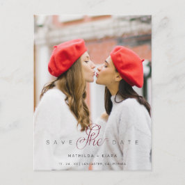 Postal Sofisticada pareja de Personalizados fotográficos 