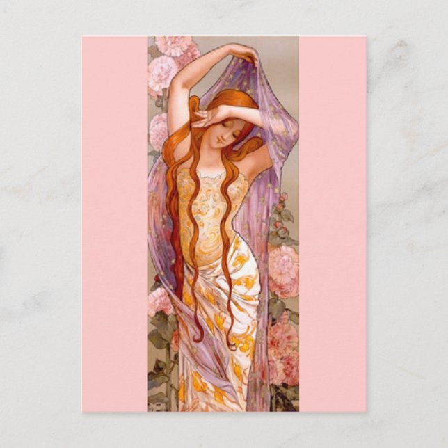 Postal Soiree d'Ete Nouveau (Anverso)